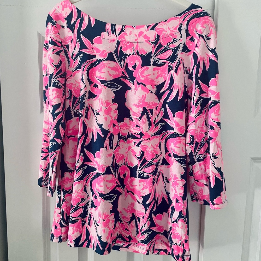 Lilly Pulitzer boatneck top in excellent condition